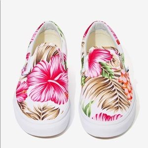 Vans Off The Wall Hawaiian Tropical slip ons 🌺
